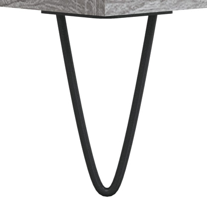 Coffee Table Grey Sonoma 55x55x36.5 cm Engineered Wood