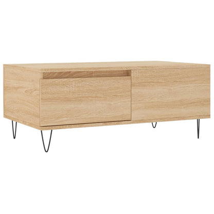 Coffee Table Sonoma Oak 90x50x36.5 cm Engineered Wood