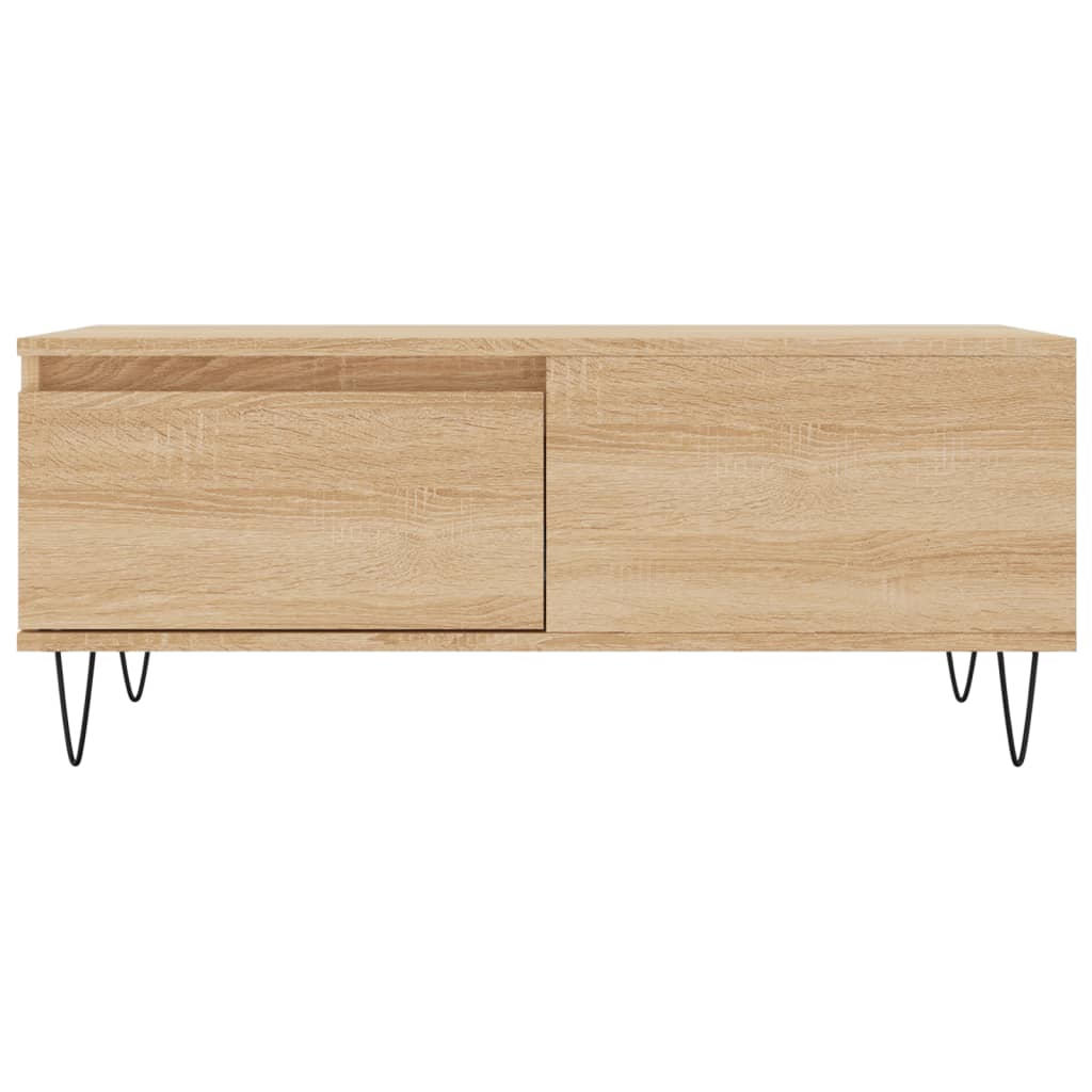 Coffee Table Sonoma Oak 90x50x36.5 cm Engineered Wood