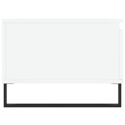 Coffee Table White 90x50x36.5 cm Engineered Wood