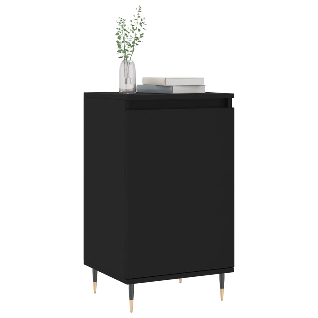 Sideboards 2 pcs Black 40x35x70 cm Engineered Wood