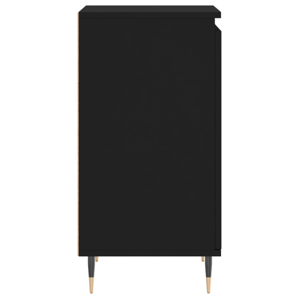 Sideboards 2 pcs Black 40x35x70 cm Engineered Wood