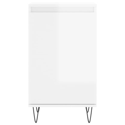 Sideboards 2 pcs High Gloss White 40x35x70 cm Engineered Wood