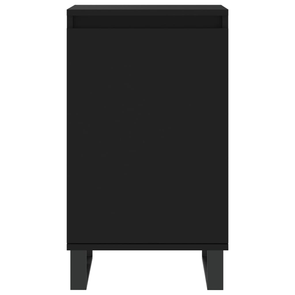 Sideboards 2 pcs Black 40x35x70 cm Engineered Wood