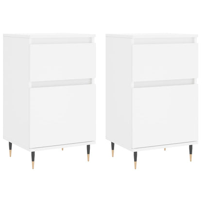 Sideboards 2 pcs White 40x35x70 cm Engineered Wood