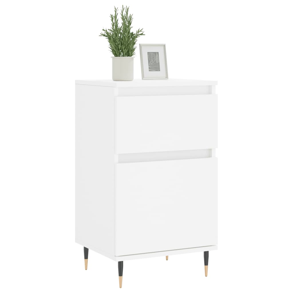 Sideboards 2 pcs White 40x35x70 cm Engineered Wood