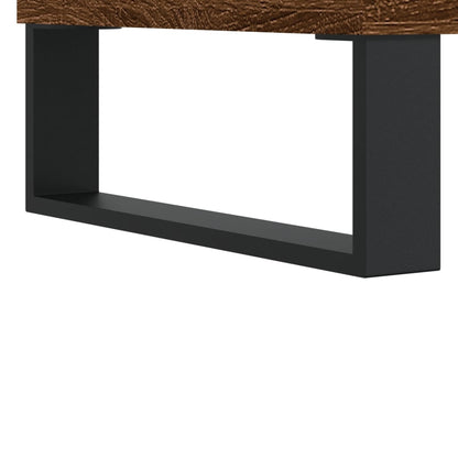 Bathroom Cabinet Brown Oak 30x30x100 cm Engineered Wood