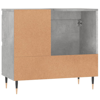 Bathroom Cabinet Concrete Grey 65x33x60 cm Engineered Wood