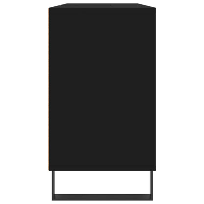 Bathroom Cabinet Black 80x33x60 cm Engineered Wood