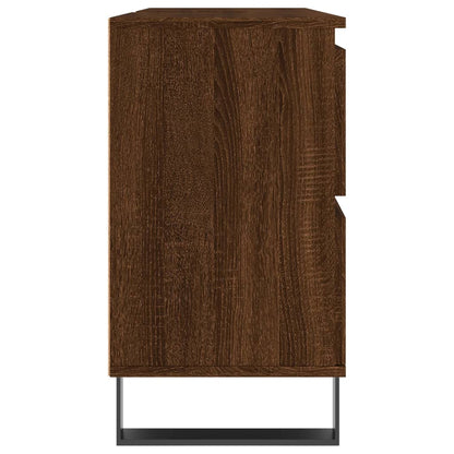 Bathroom Cabinet Brown Oak 80x33x60 cm Engineered Wood