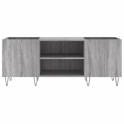 Record Cabinet Grey Sonoma 121x38x48 cm Engineered Wood