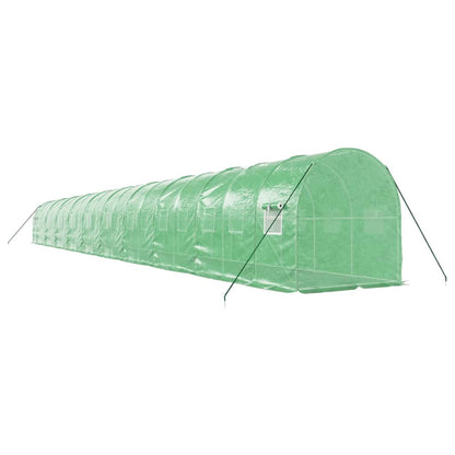 Greenhouse with Steel Frame Green 40 m² 20x2x2 m