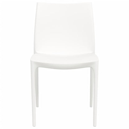 Garden Chairs 2 pcs White 50x46x80 cm Polypropylene