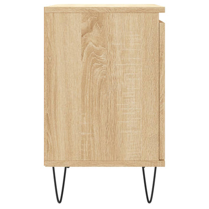 Bedside Cabinets 2 pcs Sonoma Oak 40x30x50 cm Engineered Wood