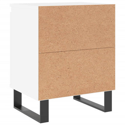 Bedside Cabinet White 40x30x50 cm Engineered Wood