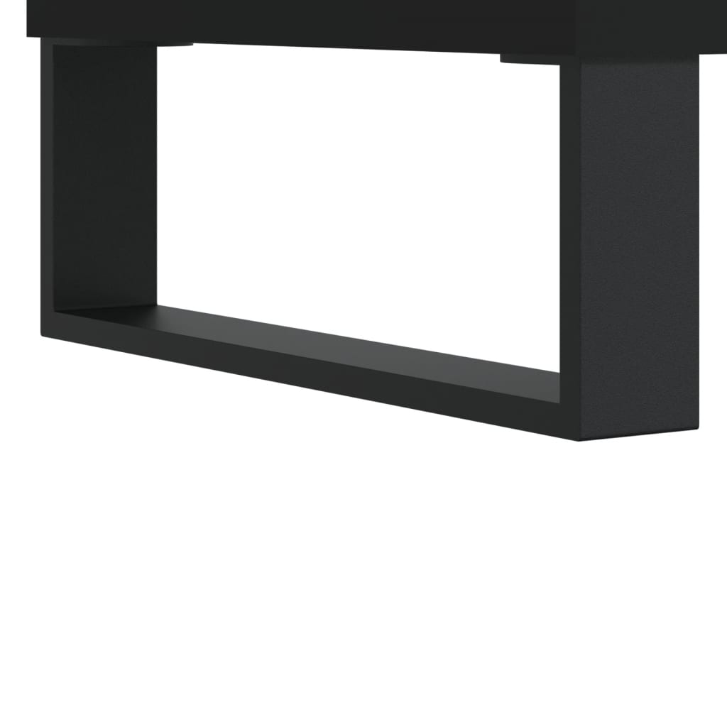 Bedside Cabinets 2 pcs Black 40x30x50 cm Engineered Wood