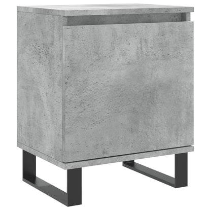 Bedside Cabinet Concrete Grey 40x30x50 cm Engineered Wood