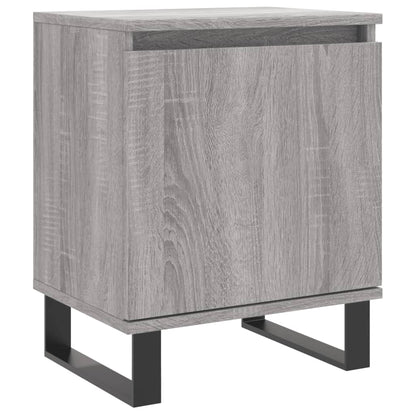 Bedside Cabinet Grey Sonoma 40x30x50 cm Engineered Wood
