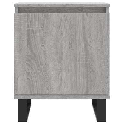 Bedside Cabinet Grey Sonoma 40x30x50 cm Engineered Wood