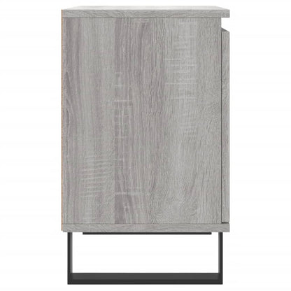 Bedside Cabinet Grey Sonoma 40x30x50 cm Engineered Wood