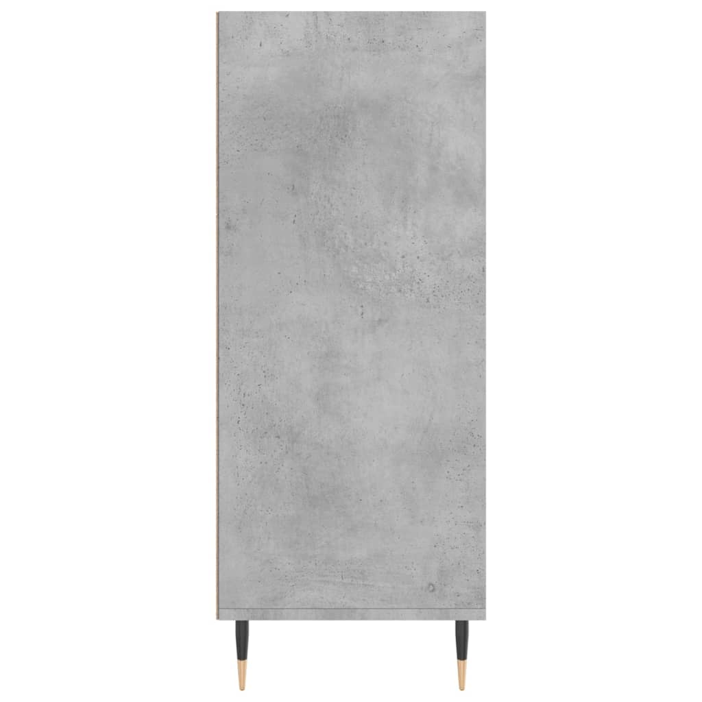 Highboard Concrete Grey 57x35x90 cm Engineered Wood