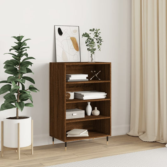 Highboard Brown Oak 57x35x90 cm Engineered Wood
