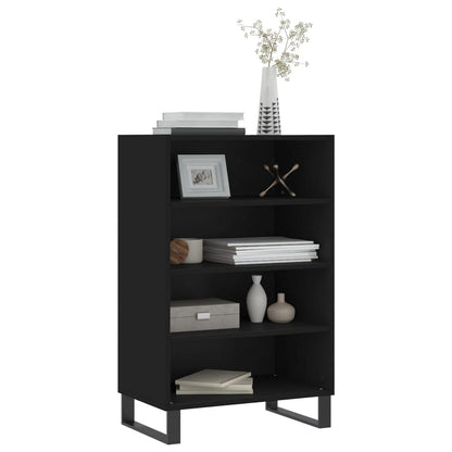 Highboard Black 57x35x90 cm Engineered Wood