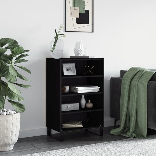 Highboard Black 57x35x90 cm Engineered Wood