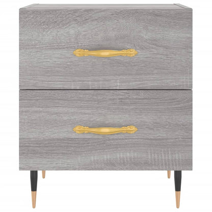Bedside Cabinet Grey Sonoma 40x35x47.5 cm Engineered Wood
