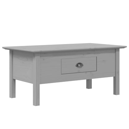 Coffee Table BODO Grey 100x55x45 cm Solid Wood Pine