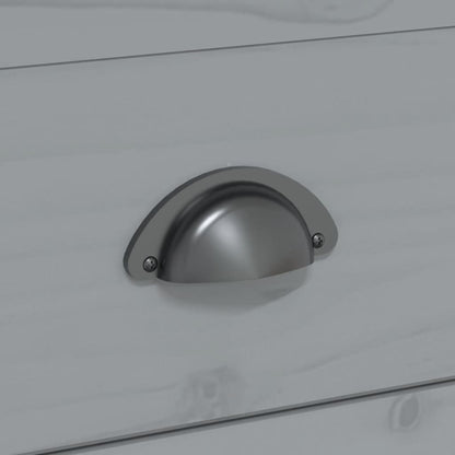 Coffee Table BODO Grey 100x55x45 cm Solid Wood Pine