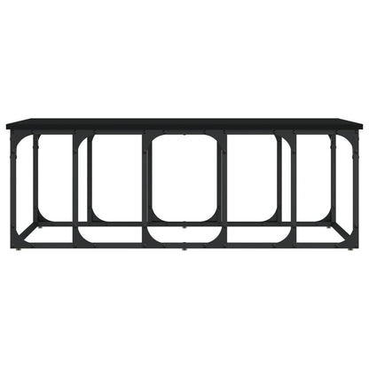Coffee Table Black 100x50x35.5 cm Engineered Wood