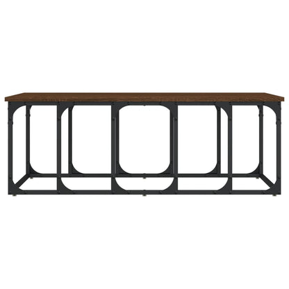 Coffee Table Brown Oak 100x50x35.5 cm Engineered Wood