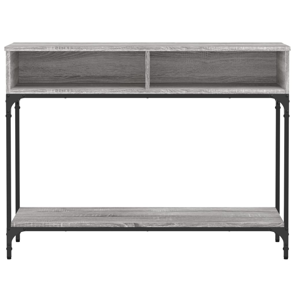 Console Table Grey Sonoma 100x30.5x75 cm Engineered Wood