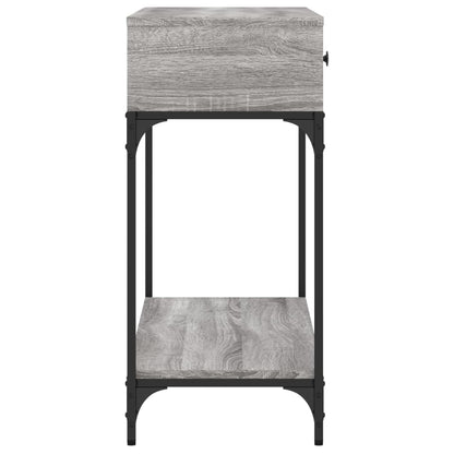 Console Table Grey Sonoma 100x34.5x75 cm Engineered Wood