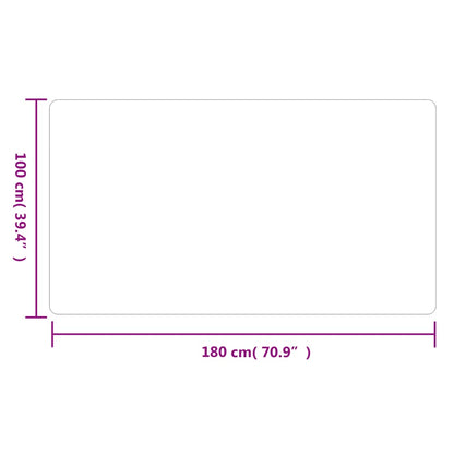 Carpet Runner Grey 100x180 cm
