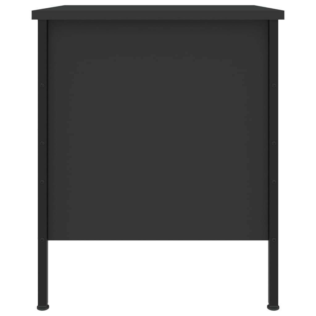Bedside Cabinets 2 pcs Black 40x42x50 cm Engineered Wood