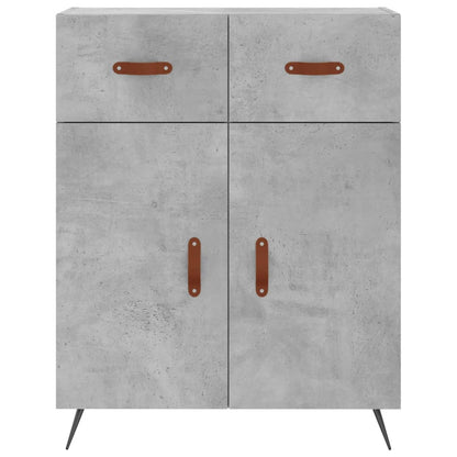 Sideboard Concrete Grey 69.5x34x90 cm Engineered Wood