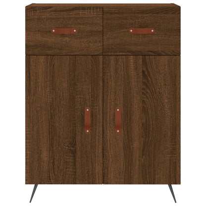 Sideboard Brown Oak 69.5x34x90 cm Engineered Wood