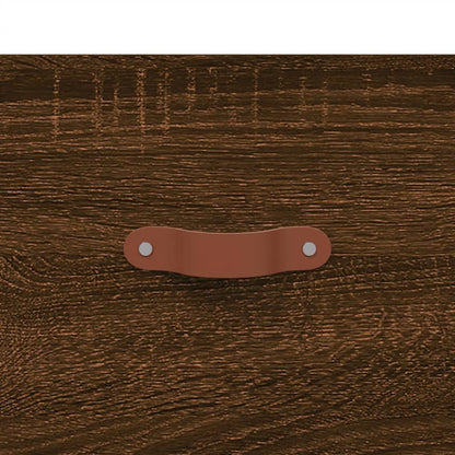 Sideboard Brown Oak 69.5x34x90 cm Engineered Wood