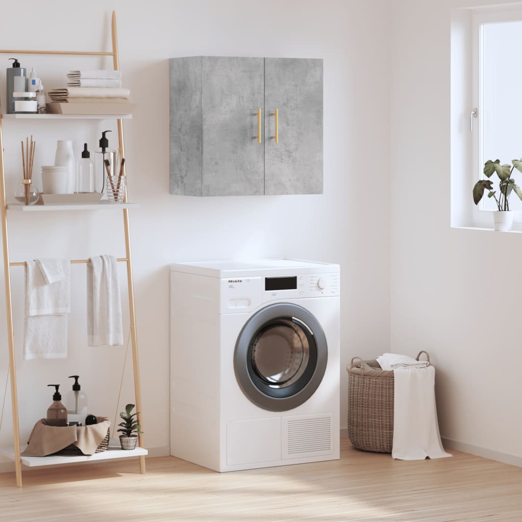 Wall Cabinet Concrete Grey 60x31x60 cm Engineered Wood