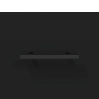 Wall Cabinet Black 60x36.5x35 cm Engineered Wood