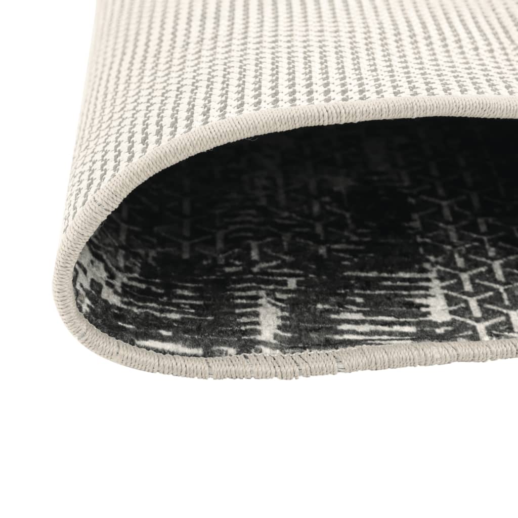 Rug Washable Multicolour Ø 120 cm Anti Slip