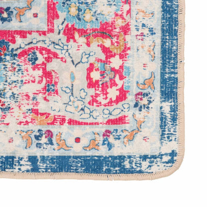Rug Washable Multicolour 80x300 cm Anti Slip
