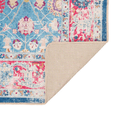 Rug Washable Multicolour 80x300 cm Anti Slip