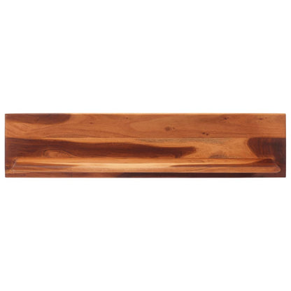Wall Shelves 2 pcs 112x20x26 cm Solid Wood Acacia