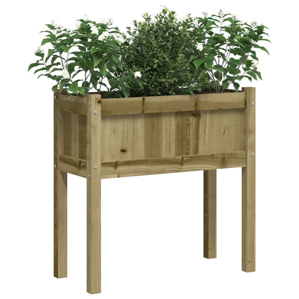 Garden Planters 2 pcs with Legs Impregnated Wood Pine