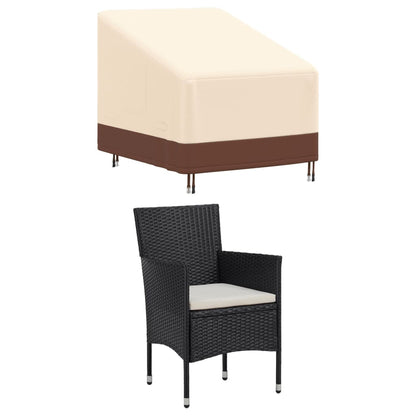 Garden Lounge Chair Covers 2 pcs 79x97x48/74cm 600D Oxford Fabric