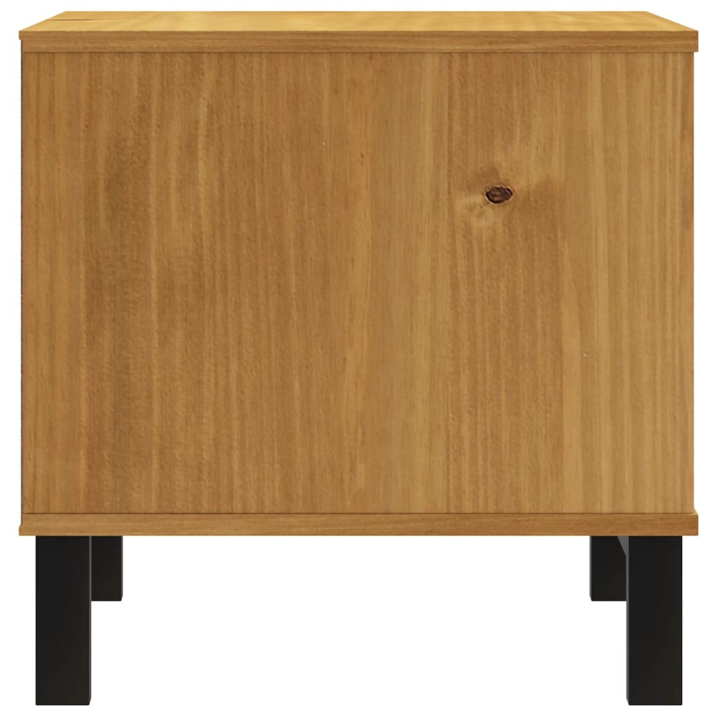 Side Table FLAM 50x50x50 cm Solid Wood Pine
