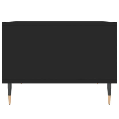 Coffee Table Black 60x50x36.5 cm Engineered Wood